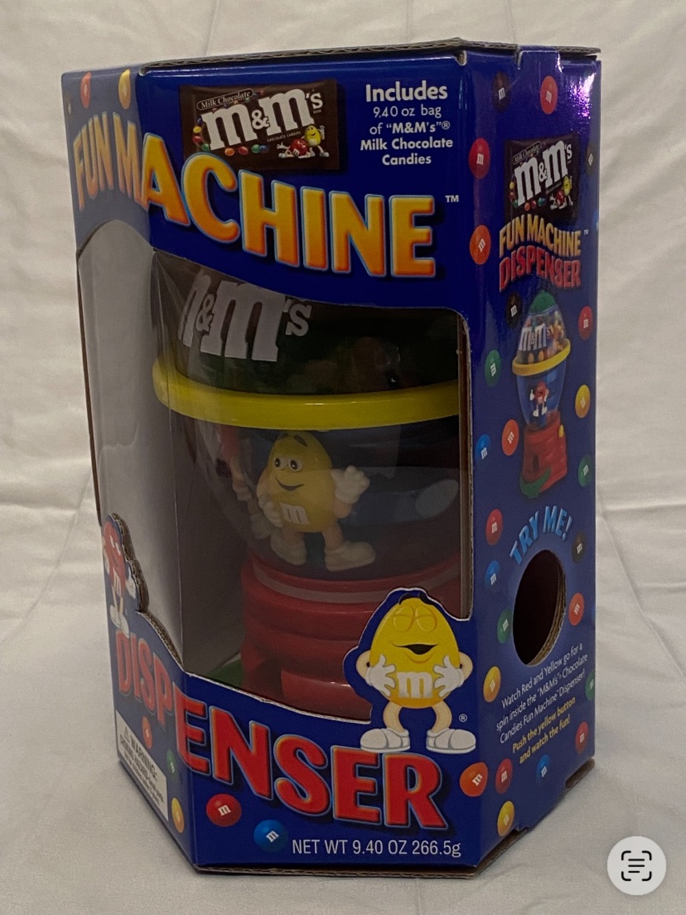 M&M's Fun Machine Dispenser - Blue/Red/Yellow - Picture 2 of 2